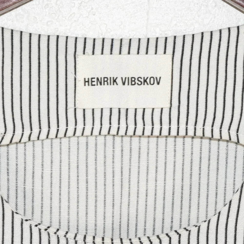 HENRIK VIBSKIV Women's Going on Stripe Dress Linen Viscoze SS16 - Picture 3 of 11